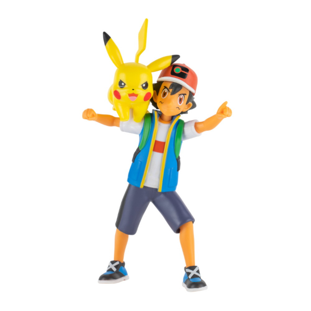 Pokémon Stridsfigur Ash och Pikachu