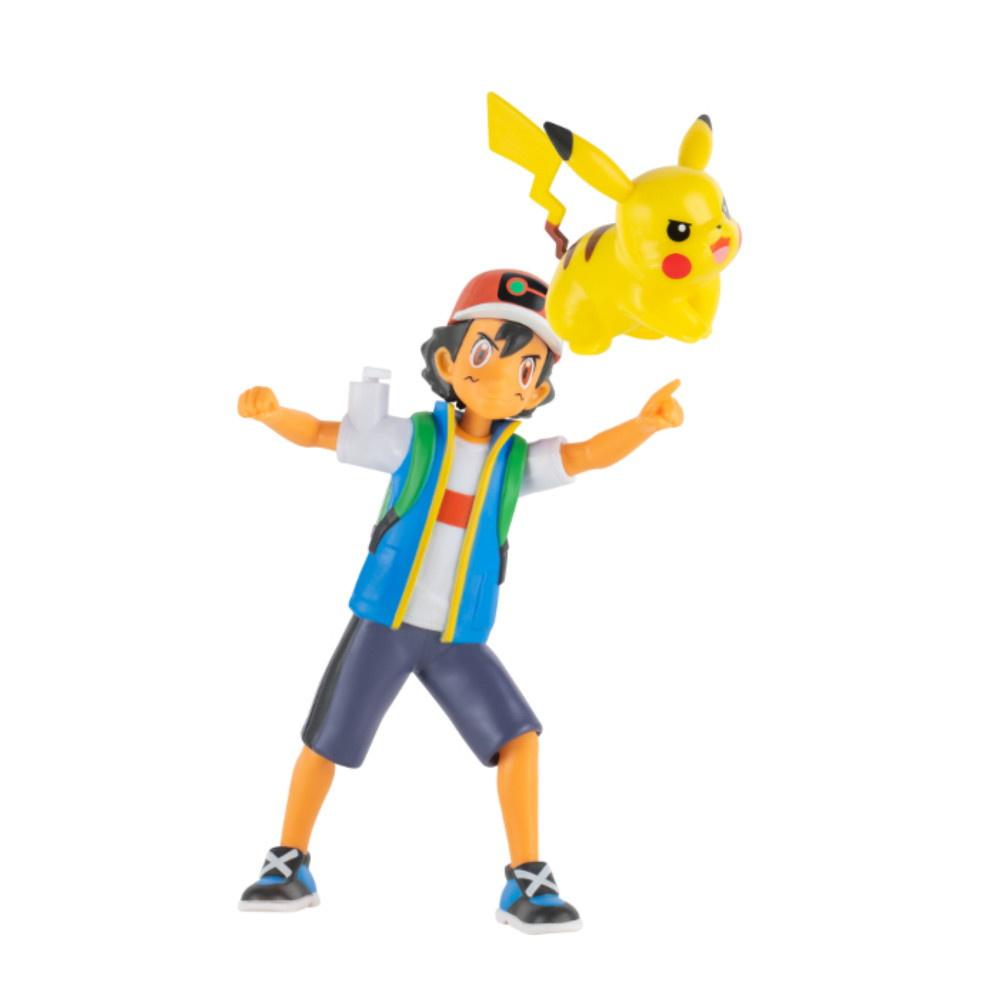 Pokémon Stridsfigur Ash och Pikachu
