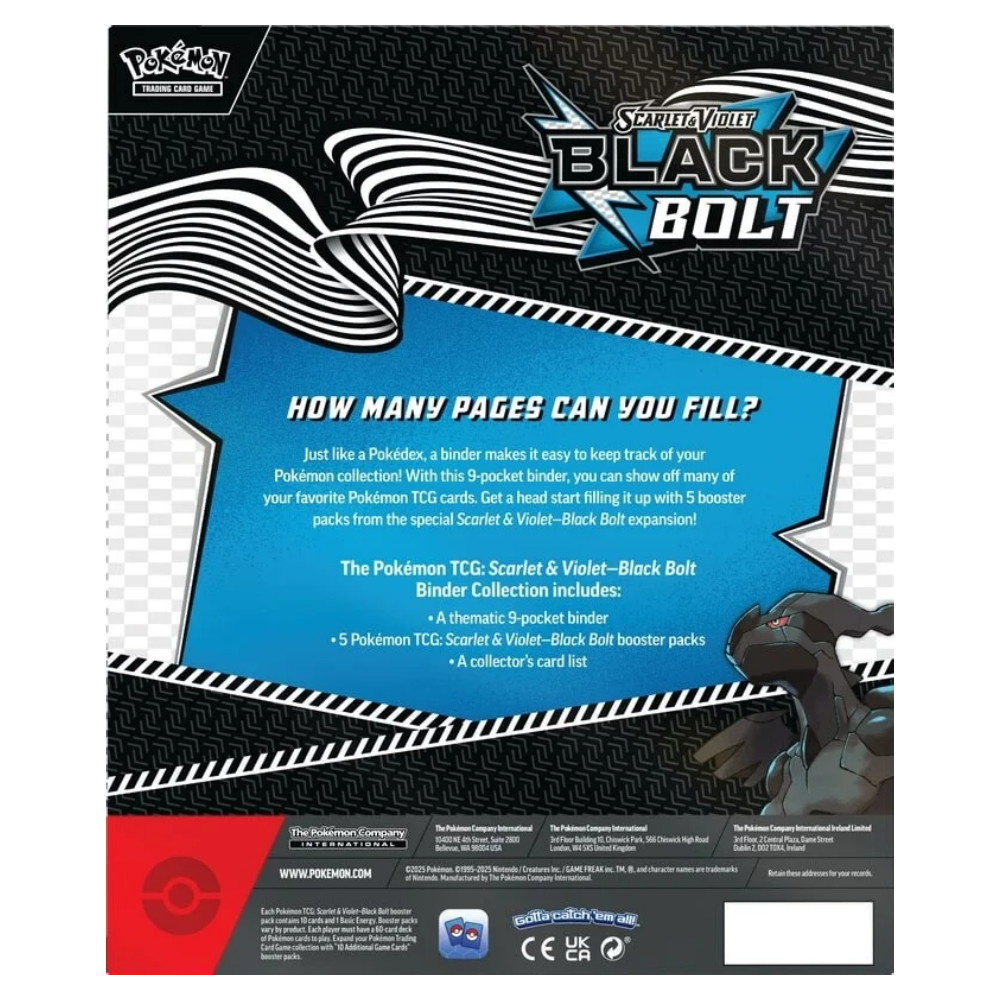 Pokémon TCG: Black Bolt Binder Collection