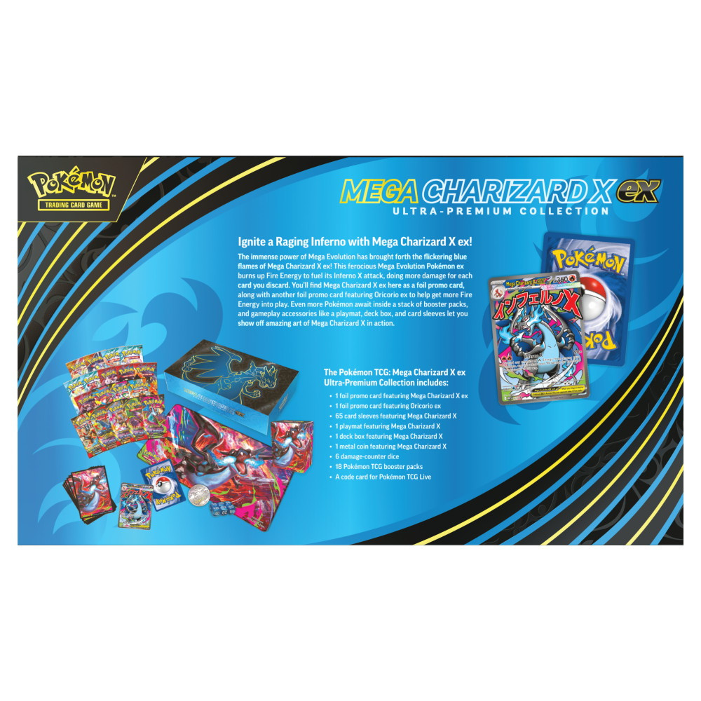 Pokémon TCG: Mega Charizard X ex Ultra Premium Collection