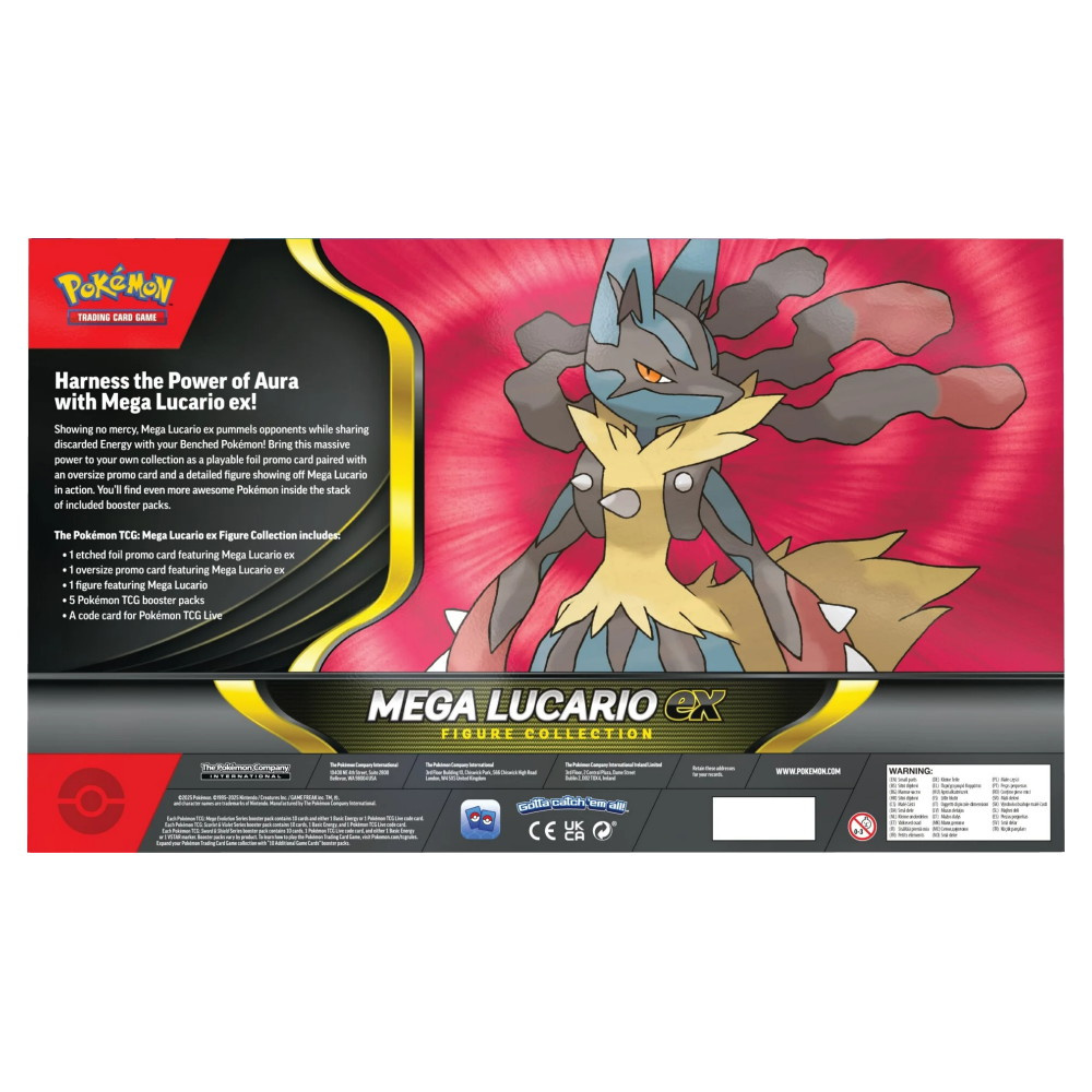 Pokémon TCG: Mega Lucario ex Figure Collection