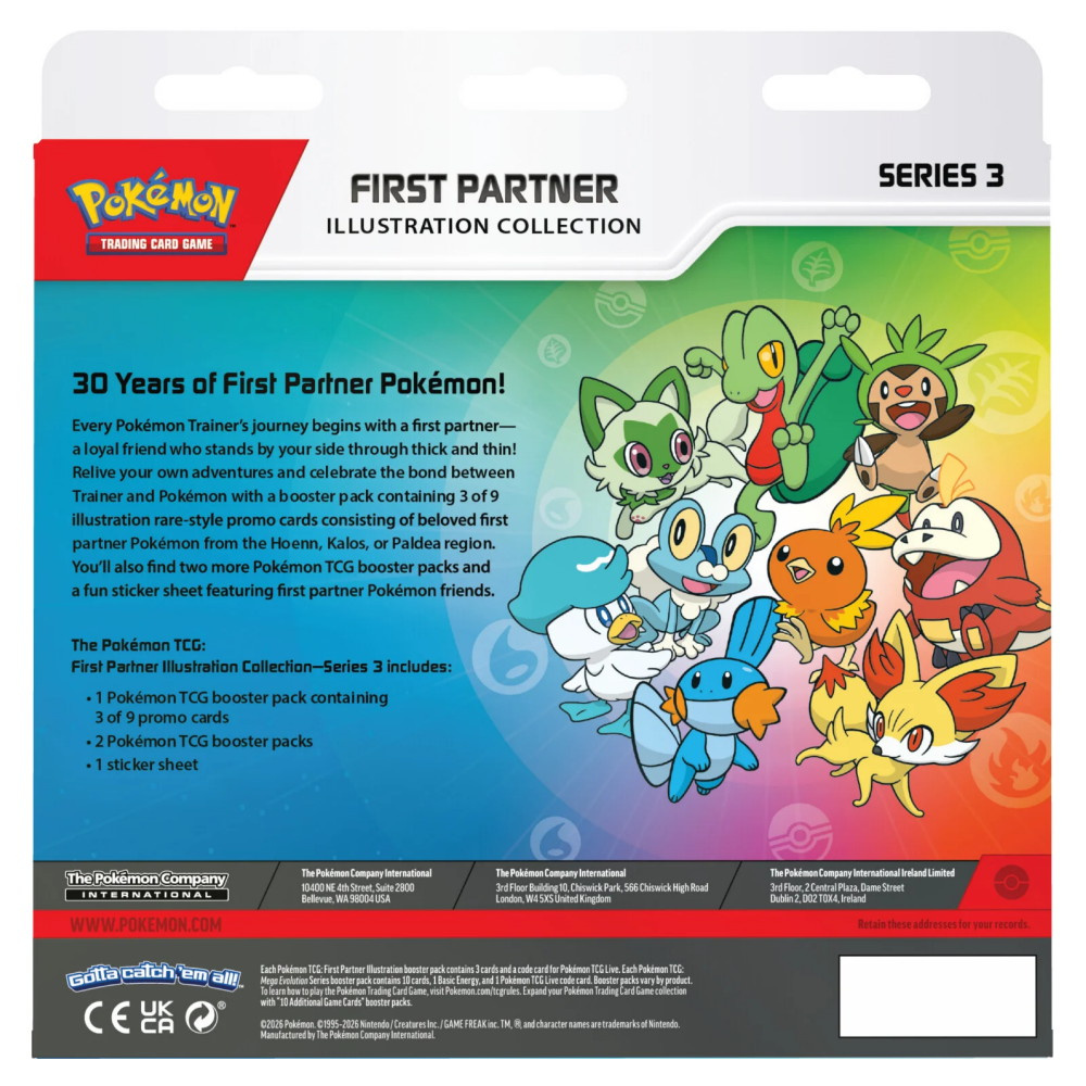 Pokémon TCG: First Partner Illustration Collection - Series 3