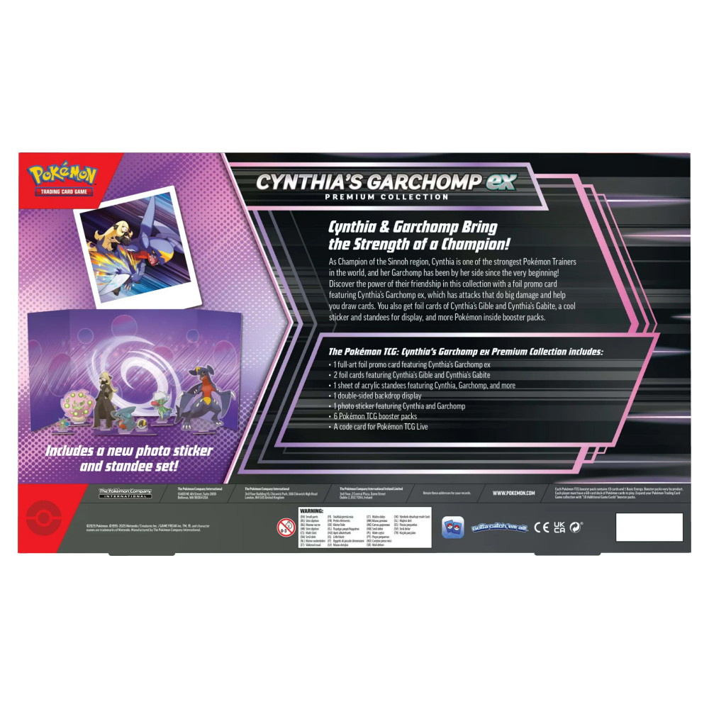 Pokémon TCG: Cynthia's Garchomp ex Premium Collection