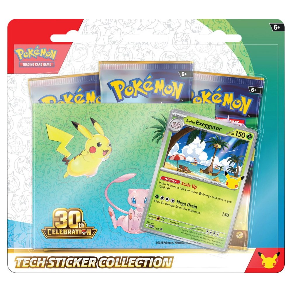 Pokémon TCG: 30th Celebration - Exeggutor Tech Sticker Collection