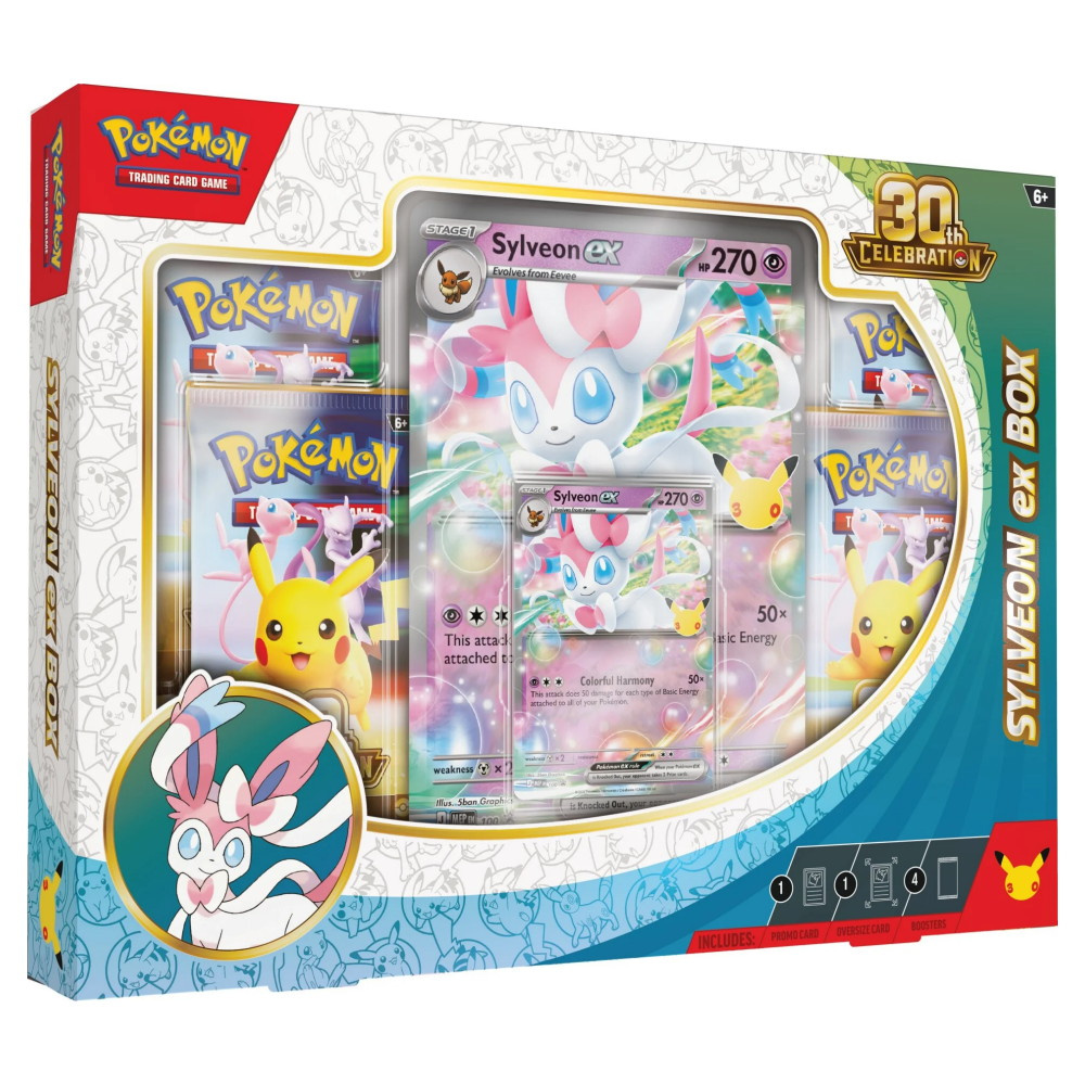 Pokémon TCG: 30th Celebration - Sylveon ex Box