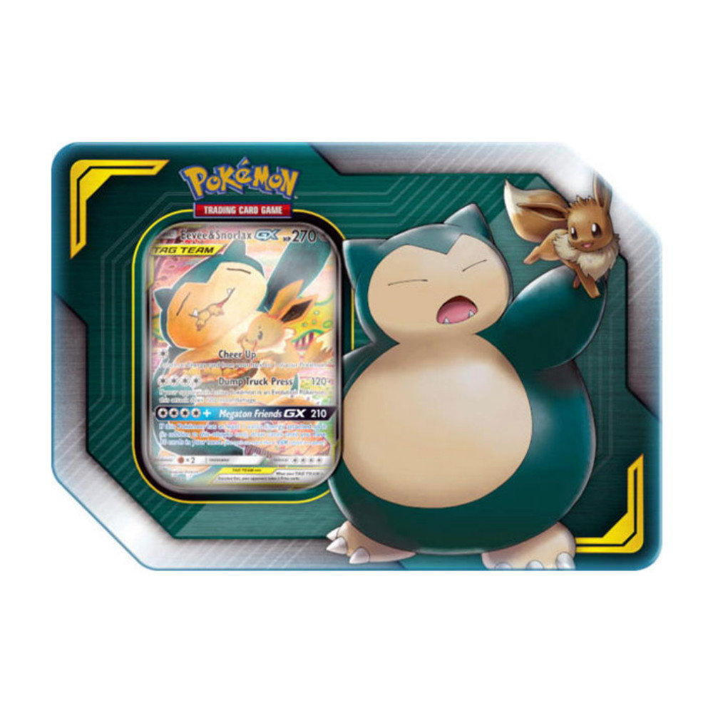 Pokémon TCG: Tag Team Tin - Eevee & Snorlax