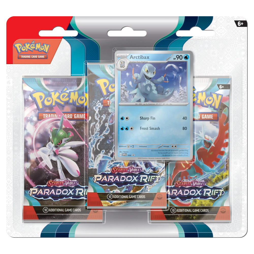 Pokémon TCG: Paradox Rift Booster 3-Pack Arctibax