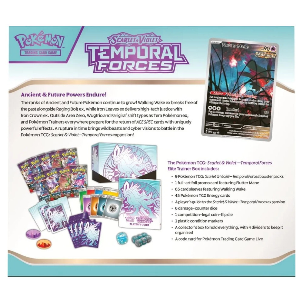 Pokémon TCG: Temporal Forces Elite Trainer Box - Flutter Mane
