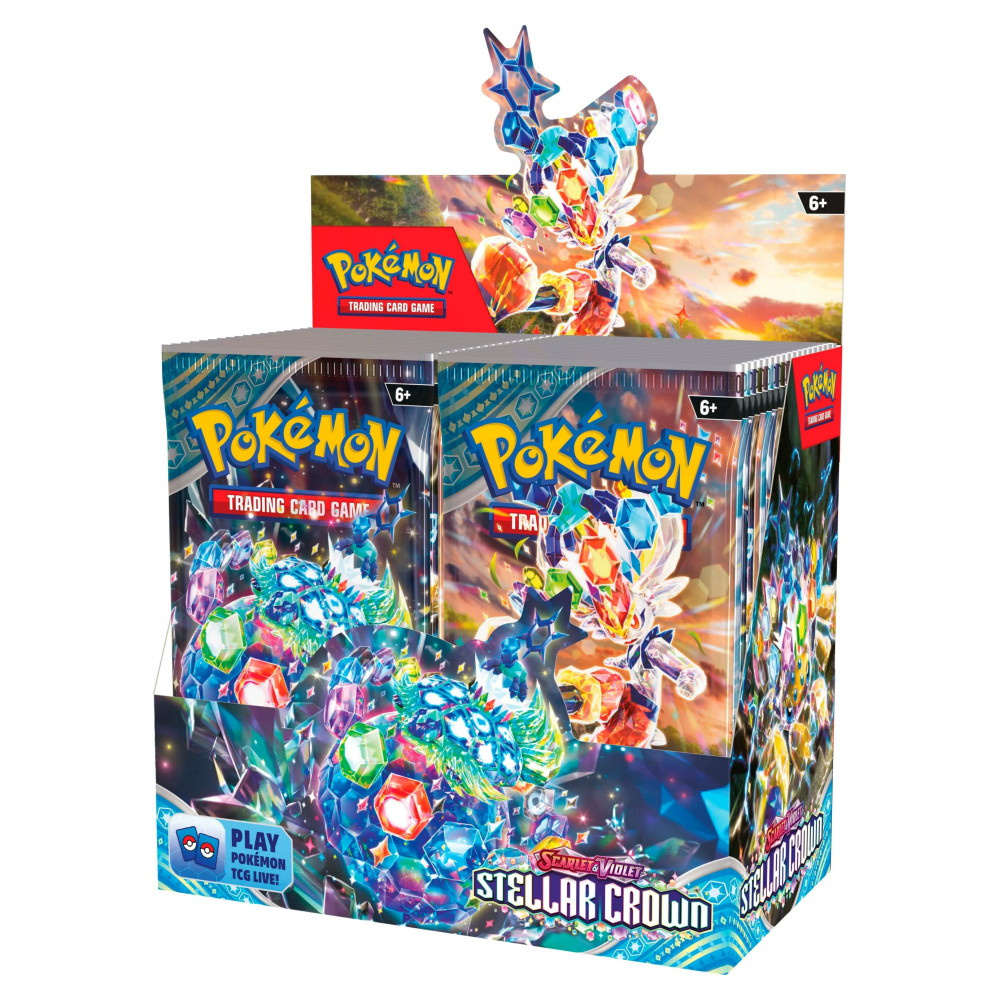 Pokémon TCG: Stellar Crown Booster Display