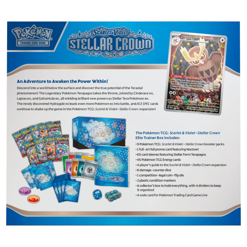 Pokémon TCG: Stellar Crown Elite Trainer Box