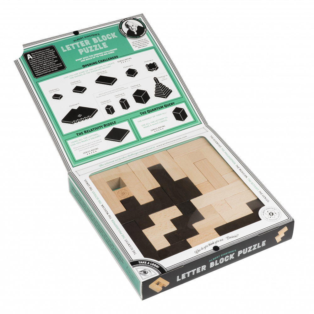 Einstein Letter Block Puzzle