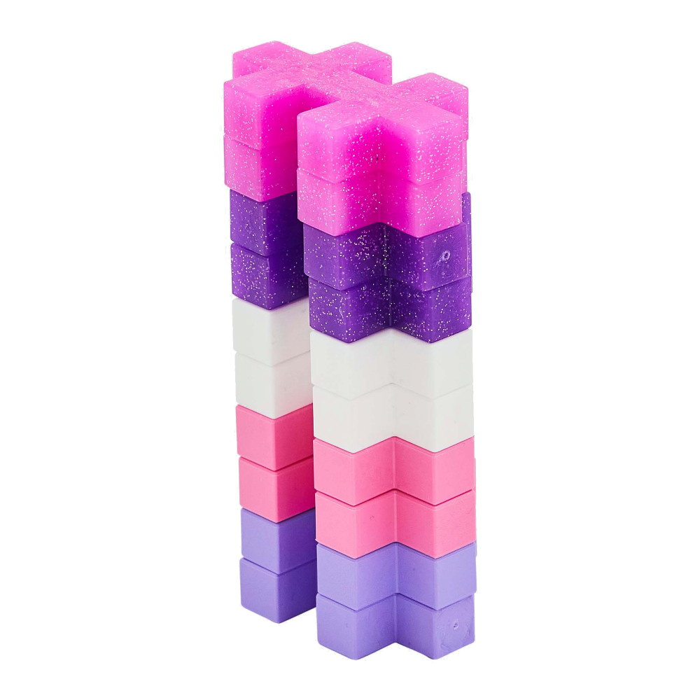 Plus-Plus - BIG Glitter Färgmix 15 st