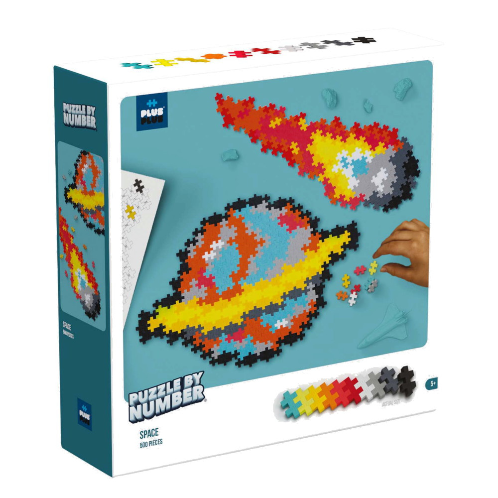 Plus-Plus - Pussla med nummer Rymden 