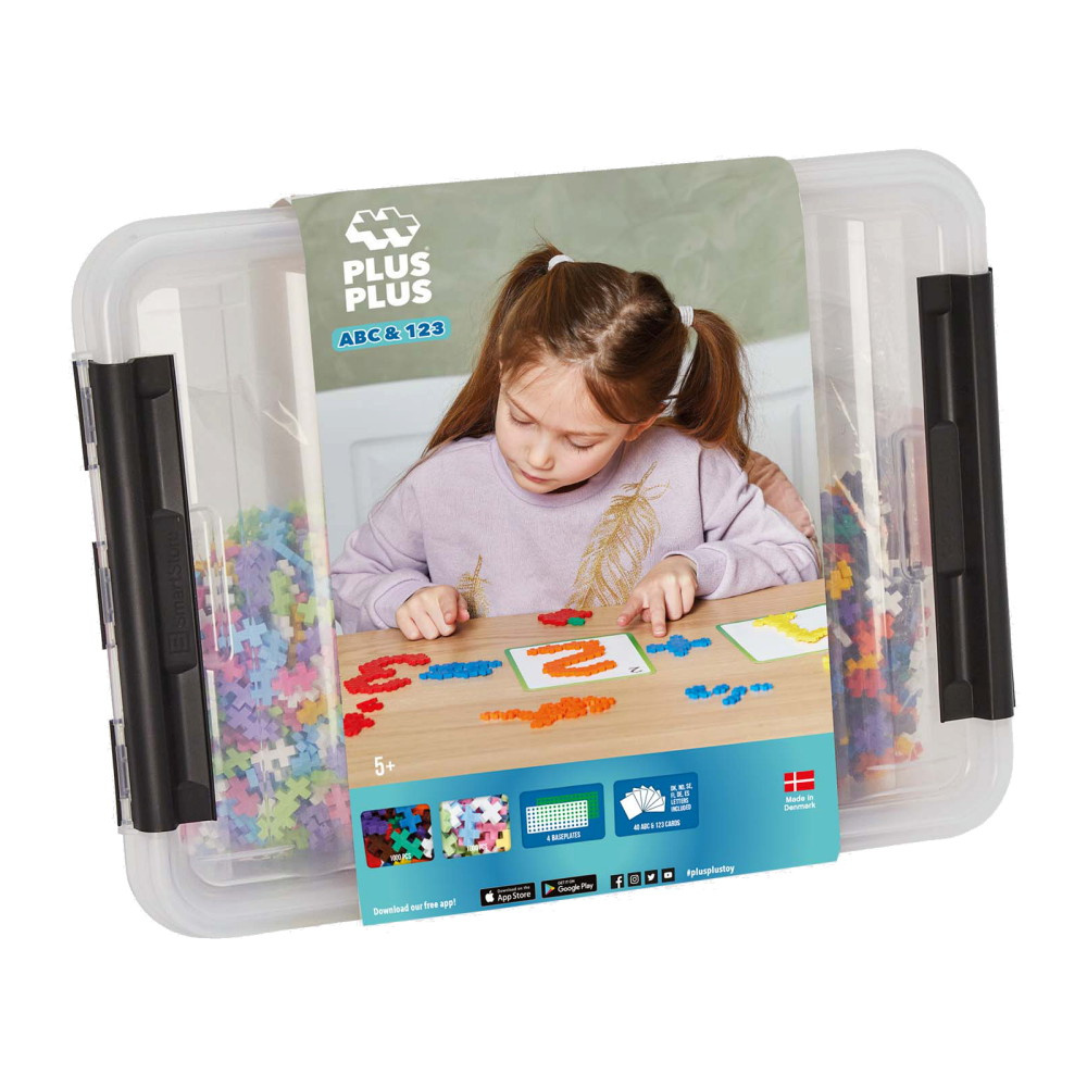 Plus-Plus - ABC & 123 Förvaringslåda 2000 st