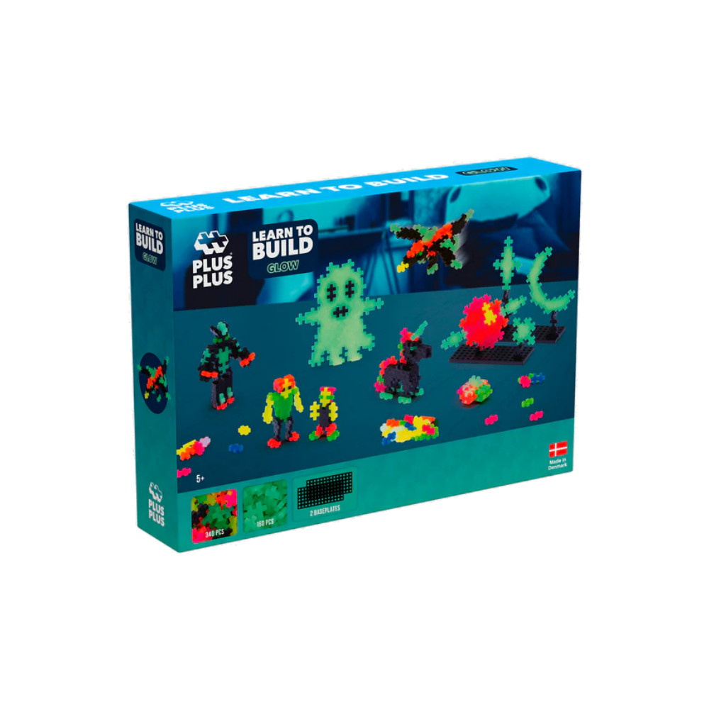 Plus-Plus - Lär dig bygga Självlysande 500 stk