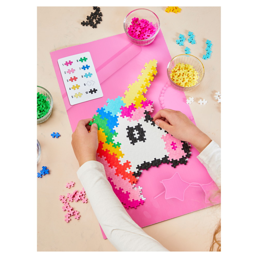 Plus-Plus - Pussla med nummer Enhörning