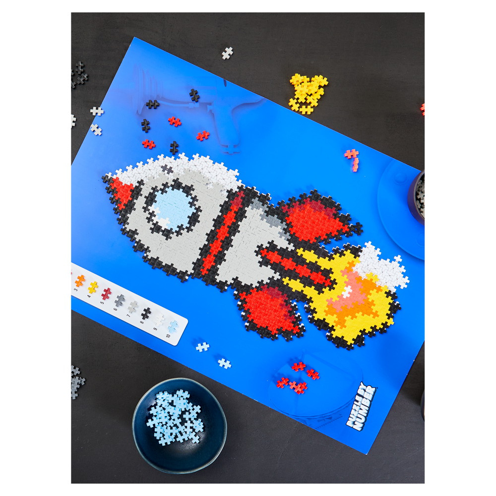 Plus-Plus - Pussla med nummer Raket