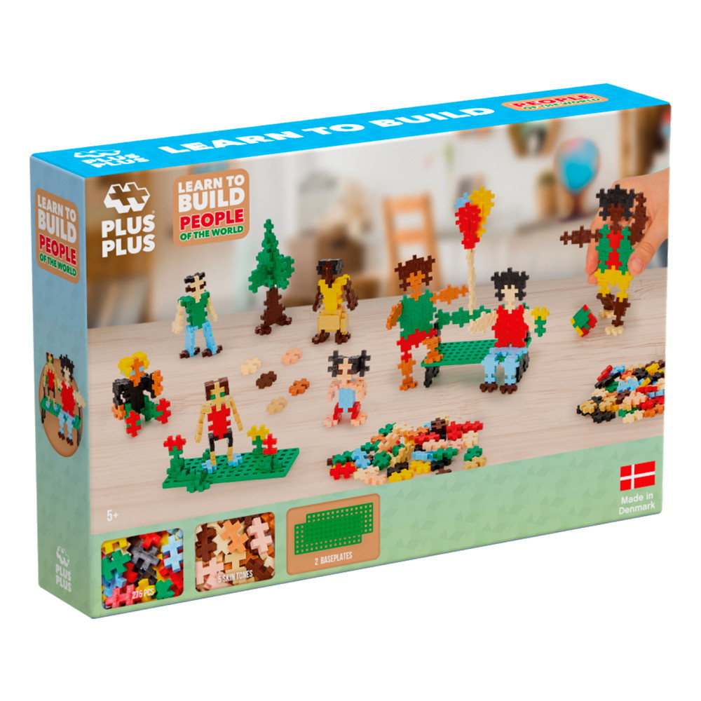Plus-Plus - Lär dig bygga Människor från hela världen