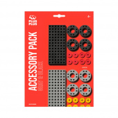 Plus-Plus - Byggplattor och Hjul - Svart & Grå Plus-Plus - Byggplattor och Hjul - Svart & Grå