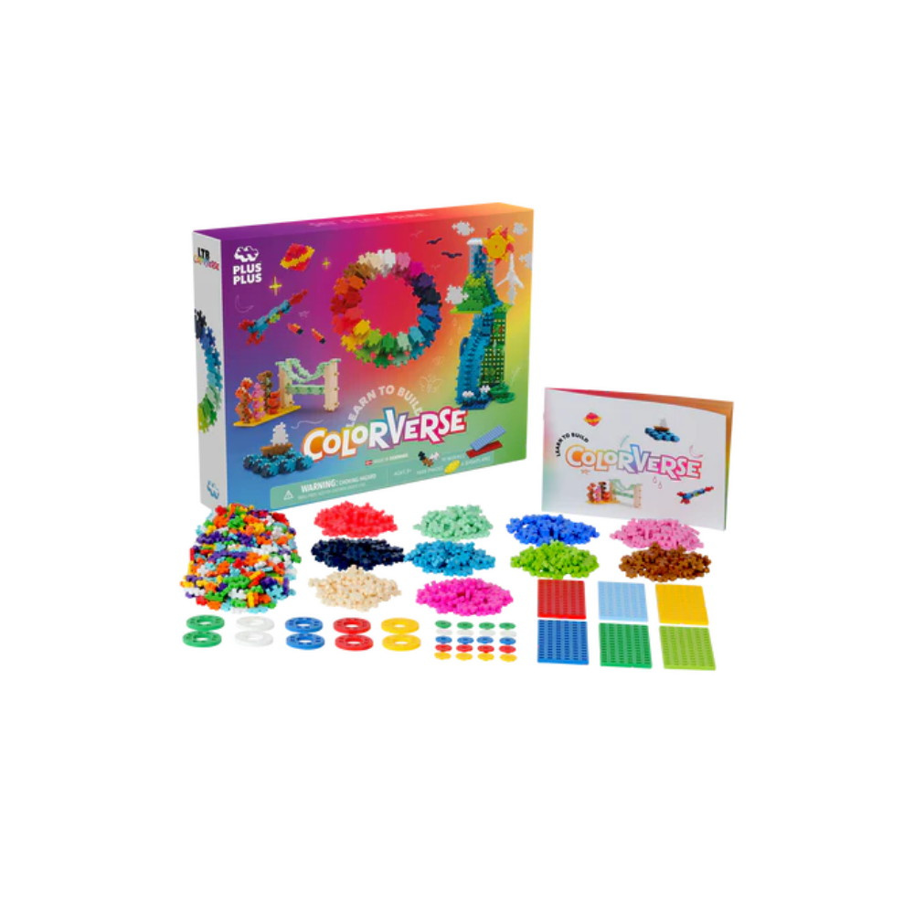 Plus-Plus - Lär dig bygga Colorverse Superset 1000 stk