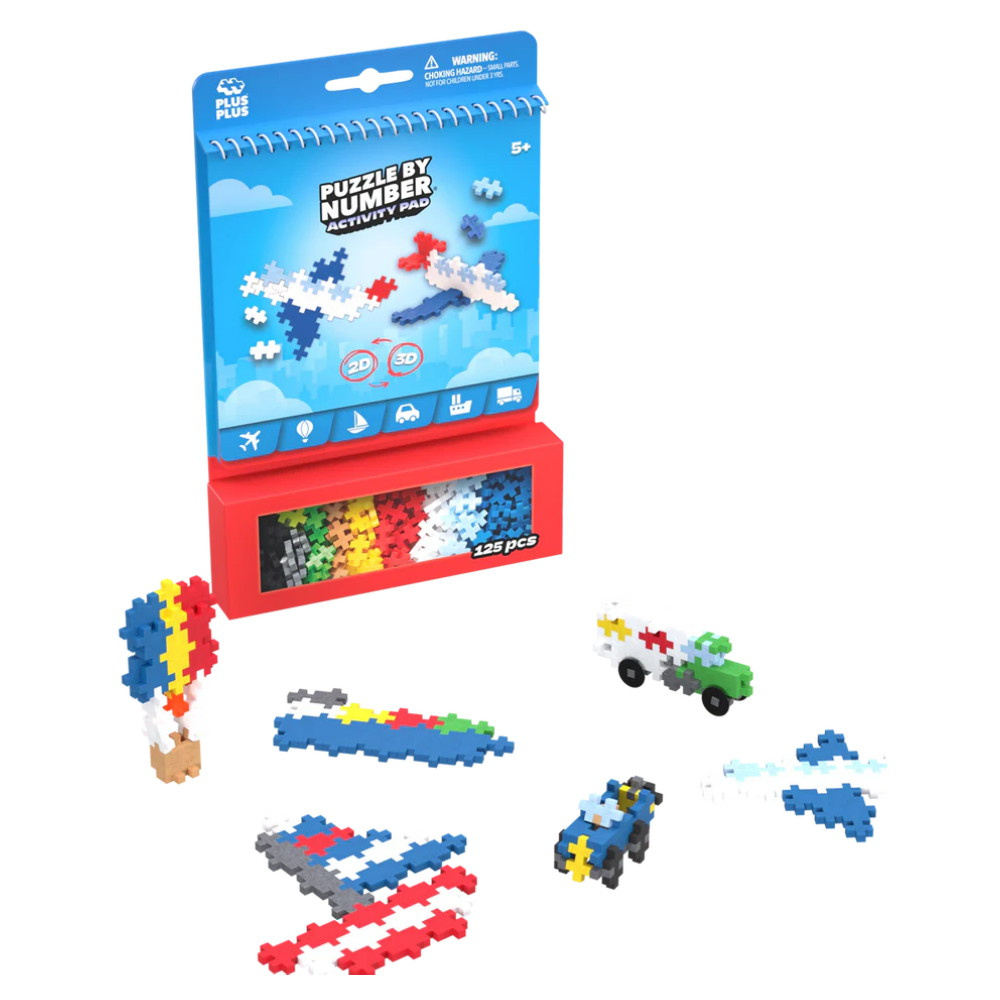 Plus-Plus - Transportfordon Aktivitetsplatta 125 st