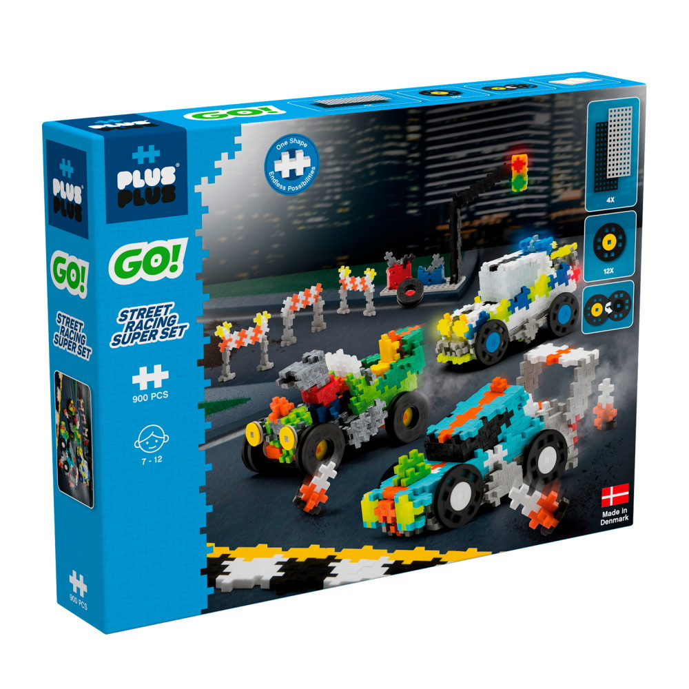 Plus-Plus - Go! Streetracing Stort set