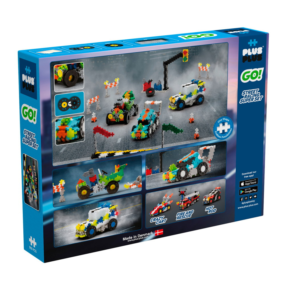 Plus-Plus - Go! Streetracing Stort set