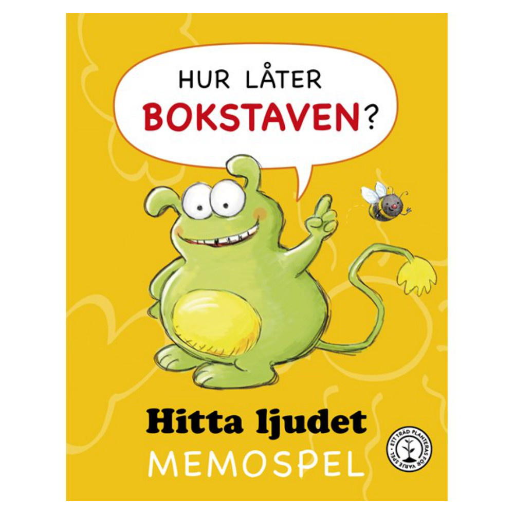 Hur låter bokstaven? Hitta ljudet Memospel