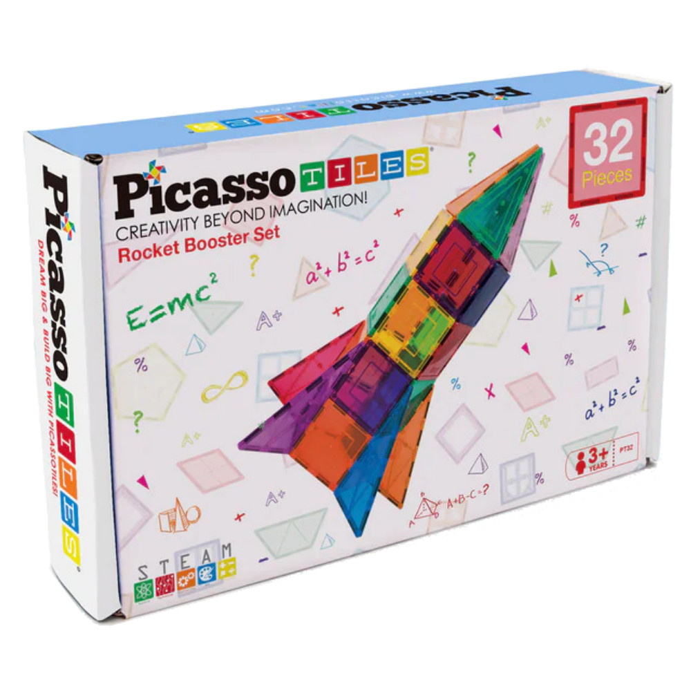 PicassoTiles Rocket Booster Set 32 Delar