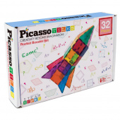 PicassoTiles Rocket Booster Set 32 Delar PicassoTiles Rocket Booster Set 32 Delar