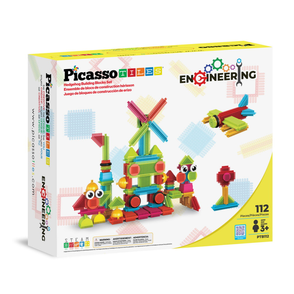 PicassoTiles Engineering igelkottsset 112pcs