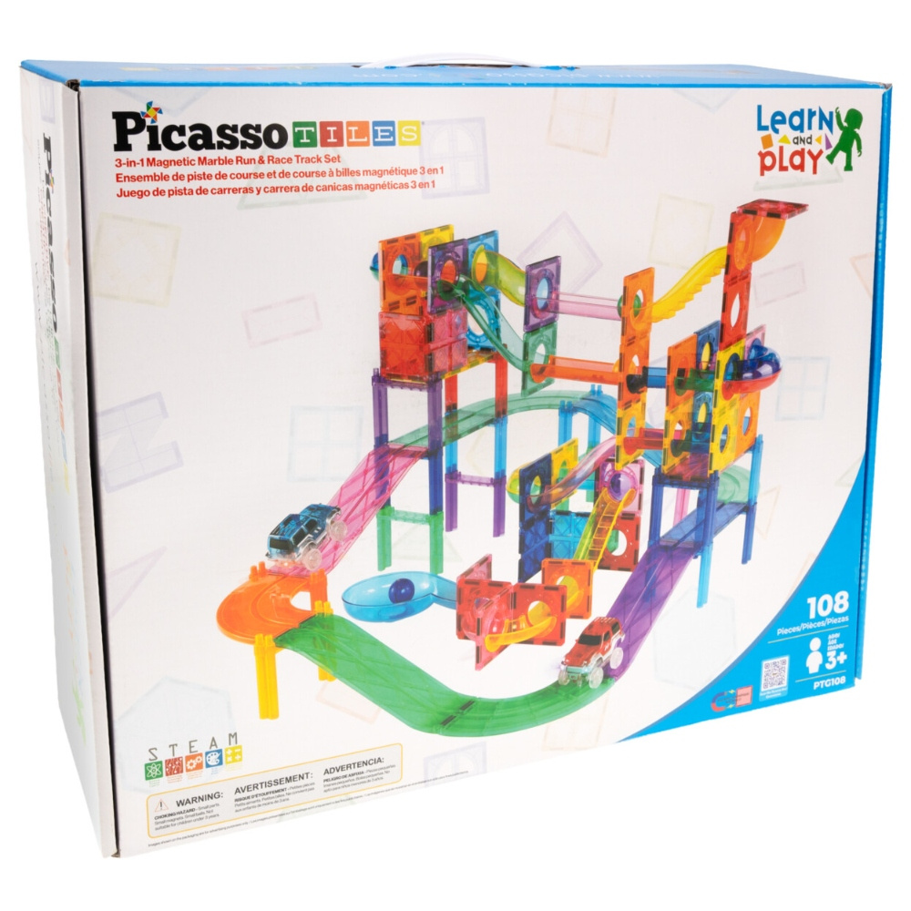 PicassoTiles Magnetic 3-in-1 108pcs