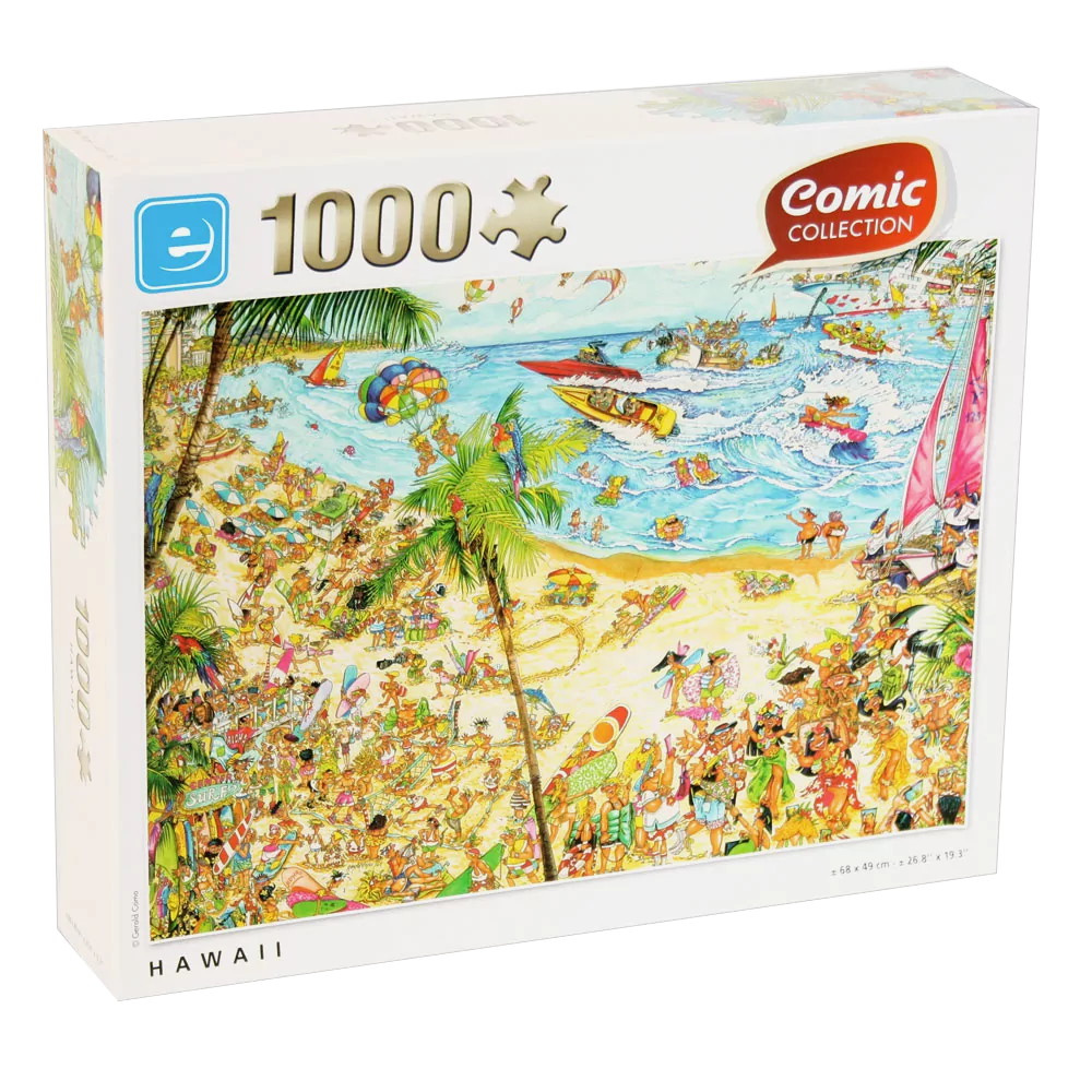 Pussel: Comic Collection Hawaii 1000 Bitar