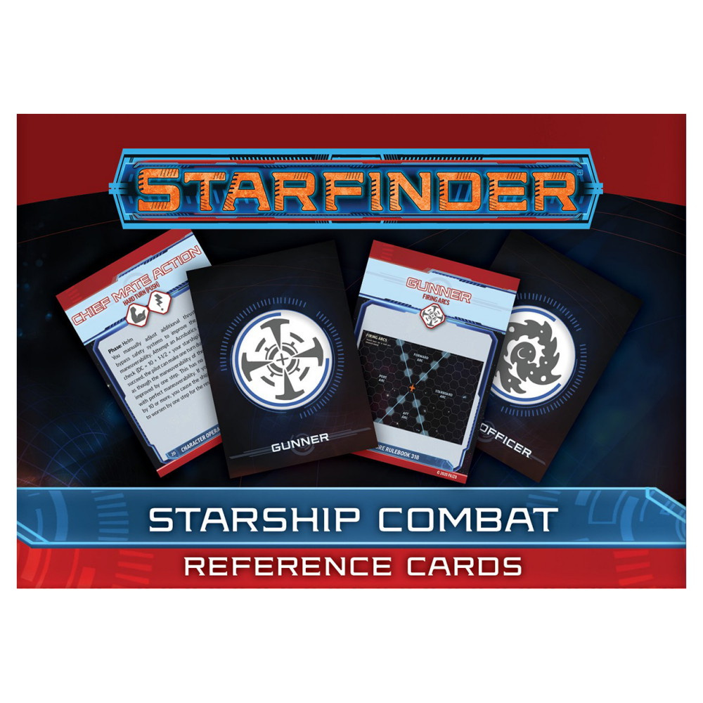 Starfinder RPG: Starship Combat Reference Cards