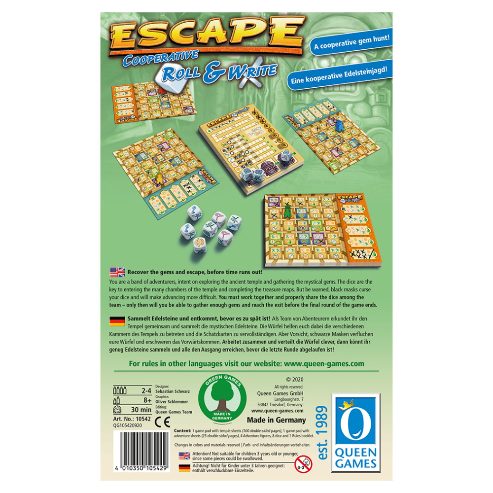 Escape: Roll & Write