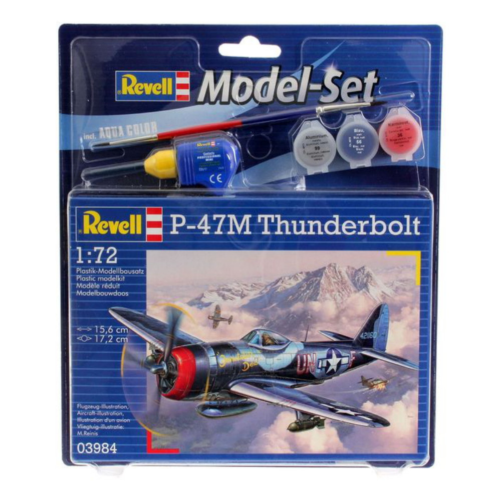 Revell Model Set - P-47M Thunderbolt 1:72 - 67 Bitar