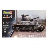Revell - Sherman M4A1 1:72 - 86 Bitar