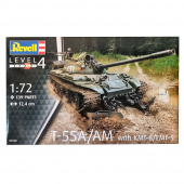 Revell - T-55A/AM med KMT-6/EMT-5 1:72 - 139 Bitar Revell - T-55A/AM med KMT-6/EMT-5 1:72 - 139 Bitar