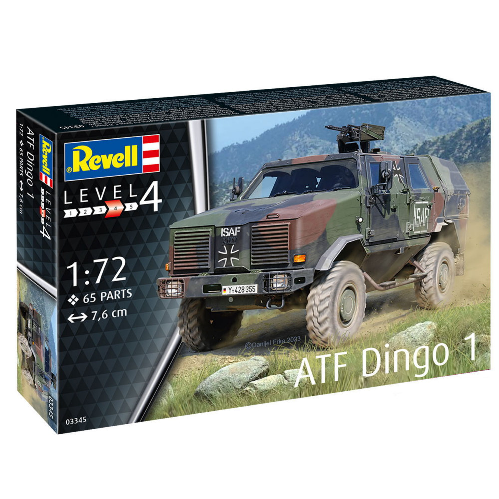 Revell - ATF Dingo 1 1:72 - 65 Bitar