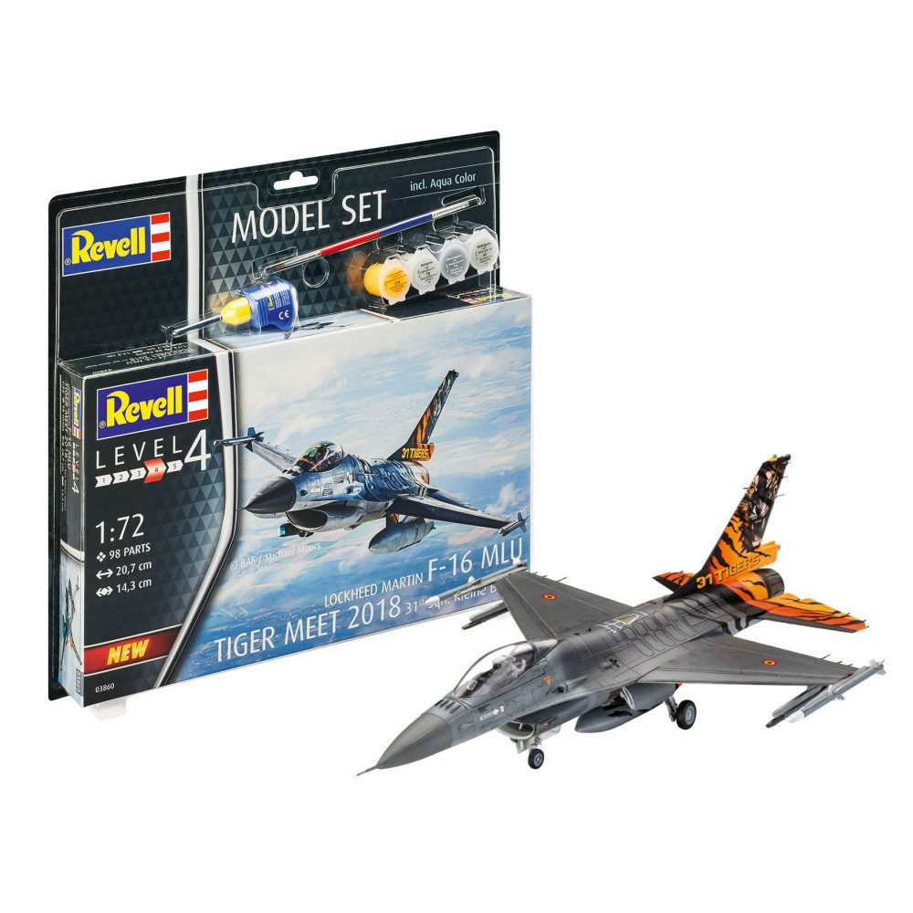 Revell Model Set - Lockheed Martin F16 MLU 1:72 - 98 Bitar