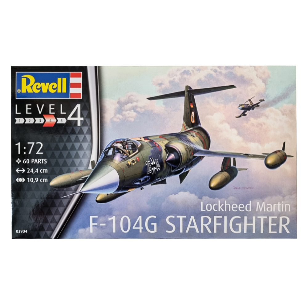 Revell - Lockheed Martin F-104G Starfighter 1:72 - 60 Bitar