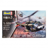 Revell - Bell UH-1H Gunship 1:100 - 70 Bitar