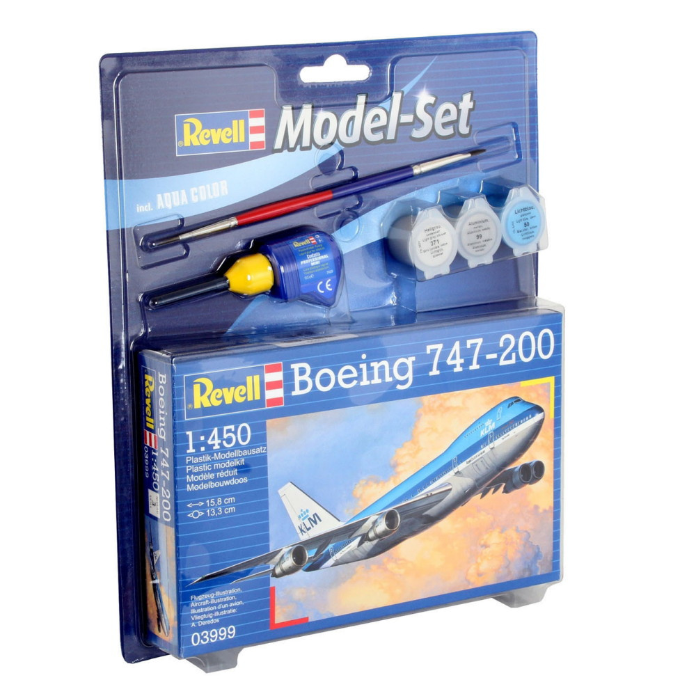 Revell Model Set - Boeing 747-200 1:450 - 22 Bitar