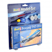 Revell Model Set - Boeing 747-200 1:450 - 22 Bitar Revell Model Set - Boeing 747-200 1:450 - 22 Bitar