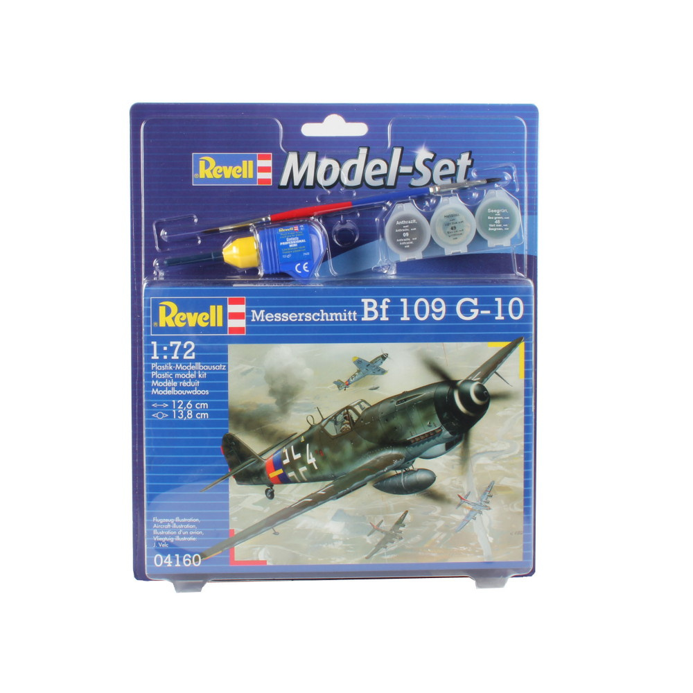 Revell Model Set - Messerschmitt Bf 109 G-10 1:72 - 37 Bitar