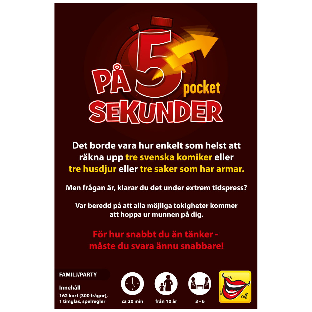 SKADAT På 5 Sekunder Pocket