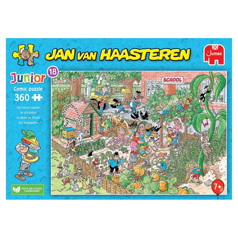 SKADAT Jan van Haasteren Pussel - The School Garden 360 Bitar