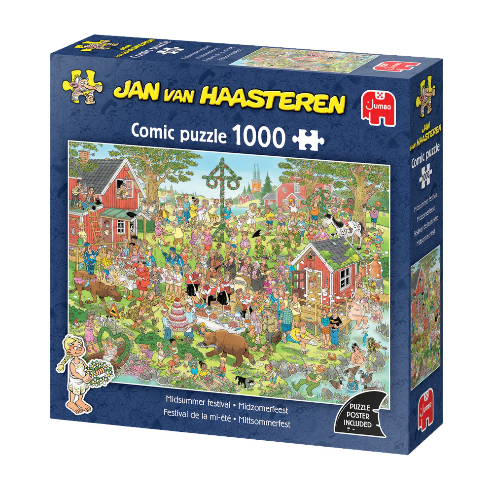 SKADAT Jan van Haasteren Pussel - Midsummer Festival 1000 Bitar