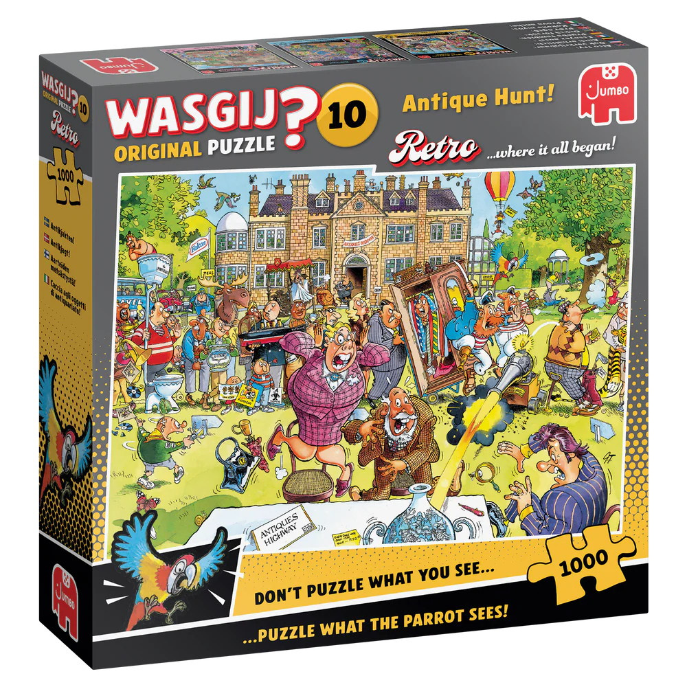 SKADAT Wasgij? Retro Original #10 - Antique Hunt! 1000 Bitar