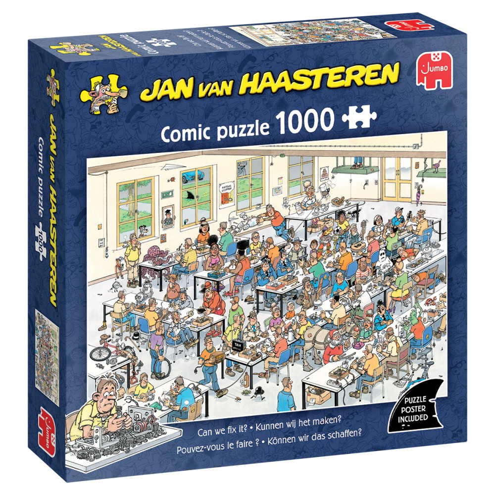 SKADAT Jan van Haasteren Pussel: Can we fix it? 1000 Bitar